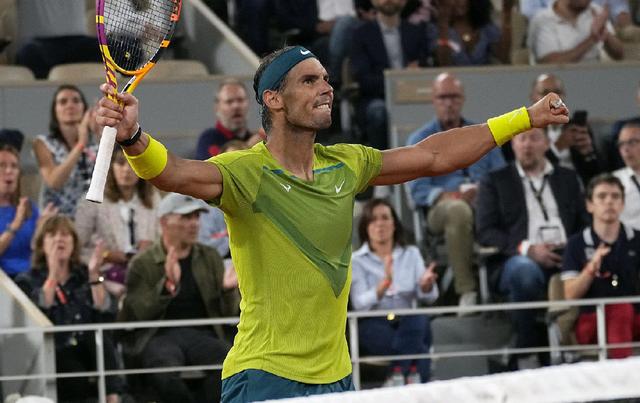 法网力克澳网，纳达尔高光表现